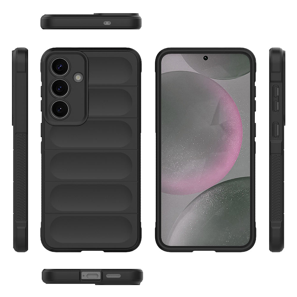 Custodia per Samsung Galaxy S25 S931, Techsuit, Magic Shield, Nera