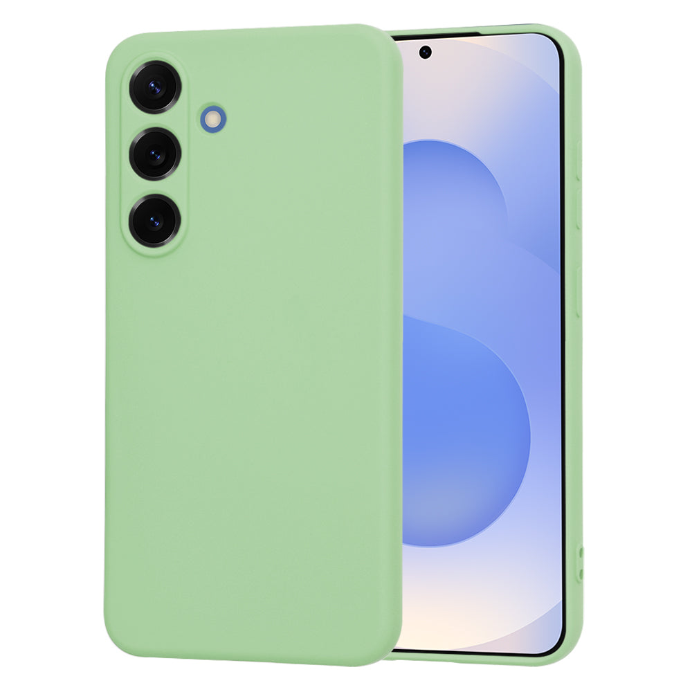 Custodia per Samsung Galaxy S25 S931, Techsuit, SoftFlex, Verde Chiaro
