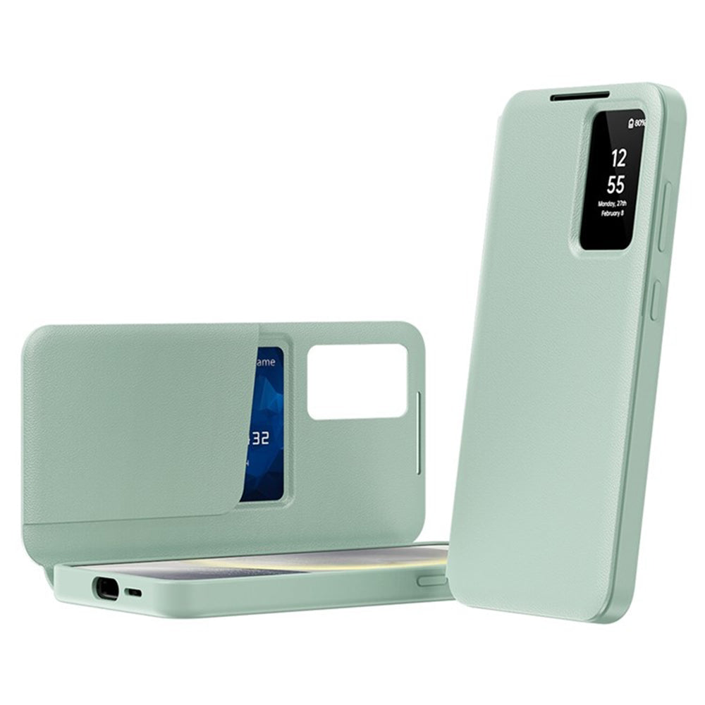 Custodia per Samsung Galaxy S25 Ultra S938, Techsuit, SmartView, Verde
