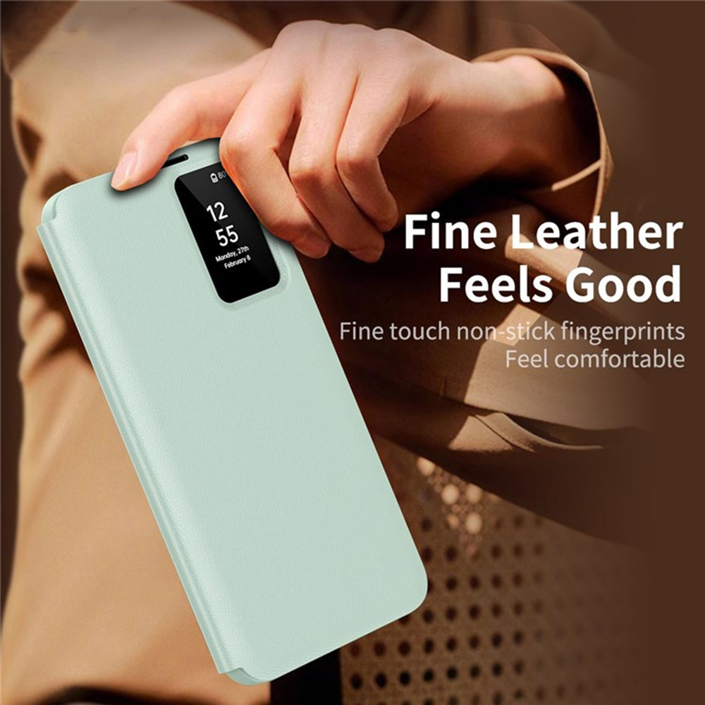 Custodia per Samsung Galaxy S25 Ultra S938, Techsuit, SmartView, Verde