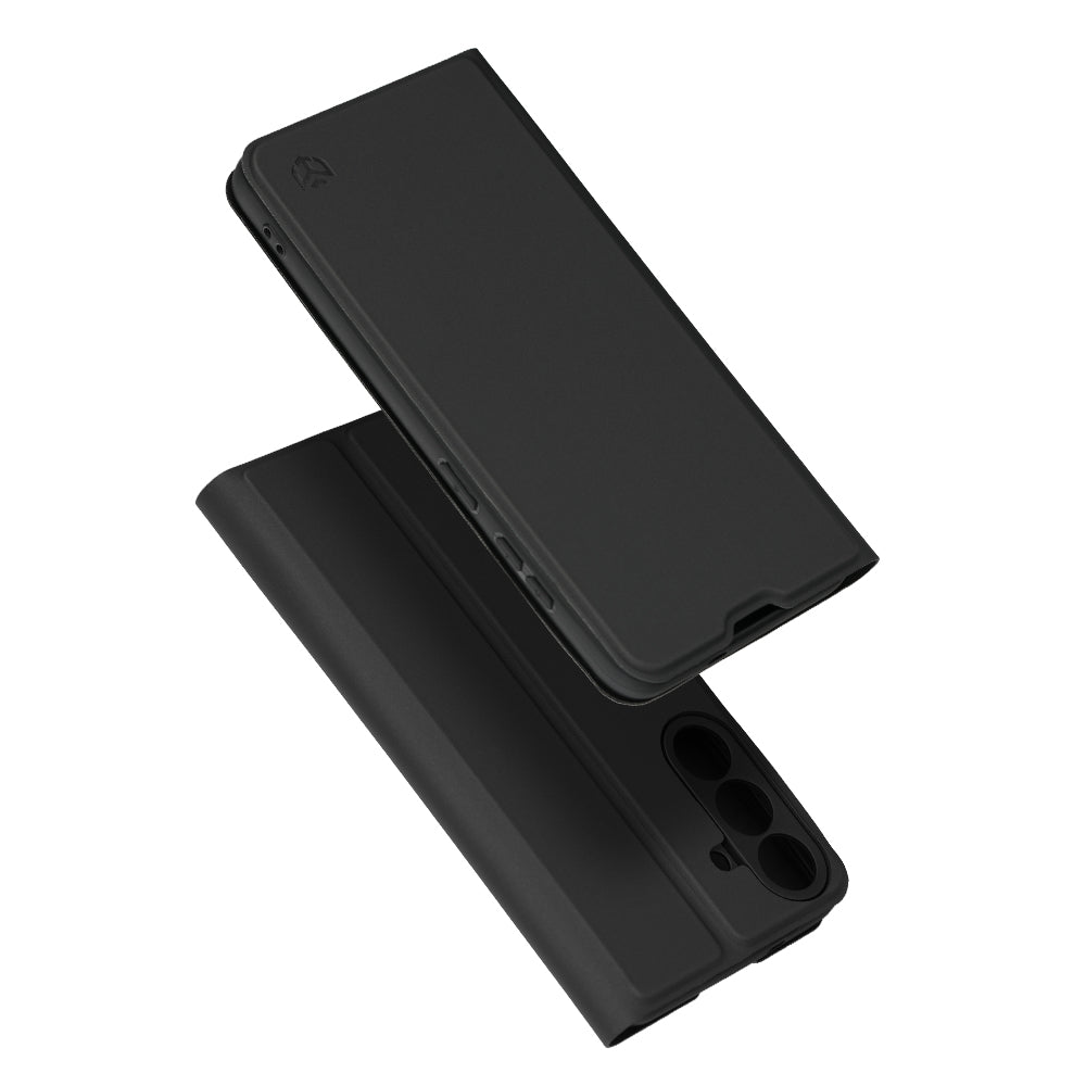 Custodia per Samsung Galaxy S26 FE S741 / S25 FE, Techsuit, Magskin Book, Nera