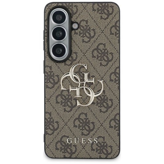 Custodia per Samsung Galaxy S26 S942, Guess, 4G Big Logo, Marrone