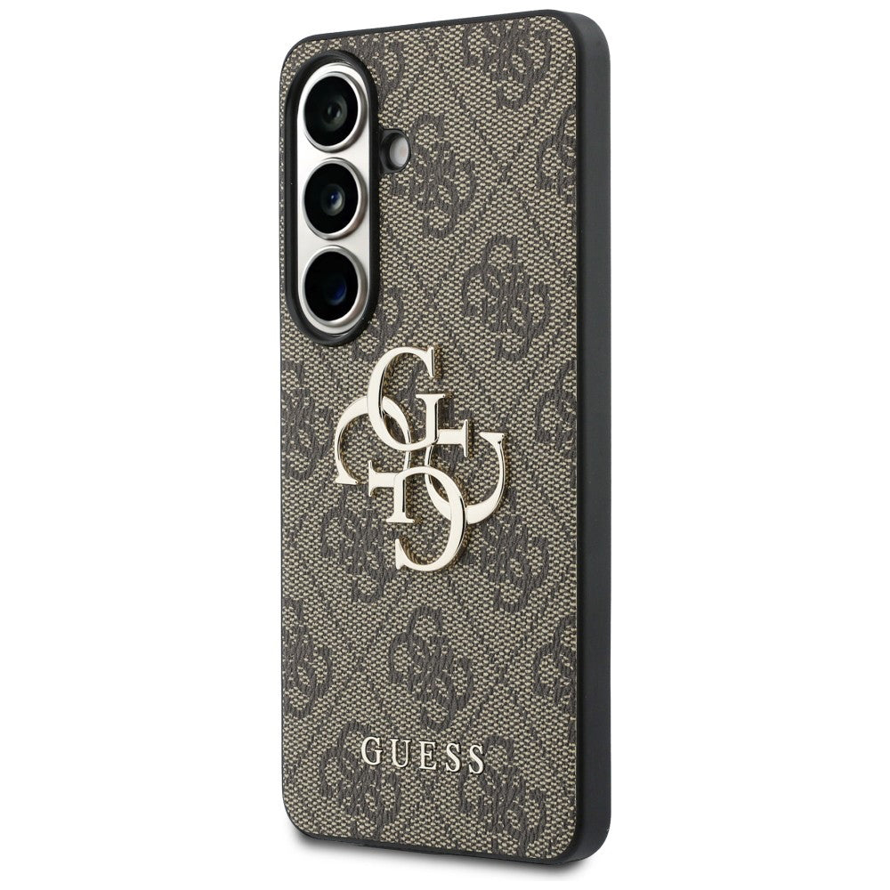 Custodia per Samsung Galaxy S26 S942, Guess, 4G Big Logo, Marrone