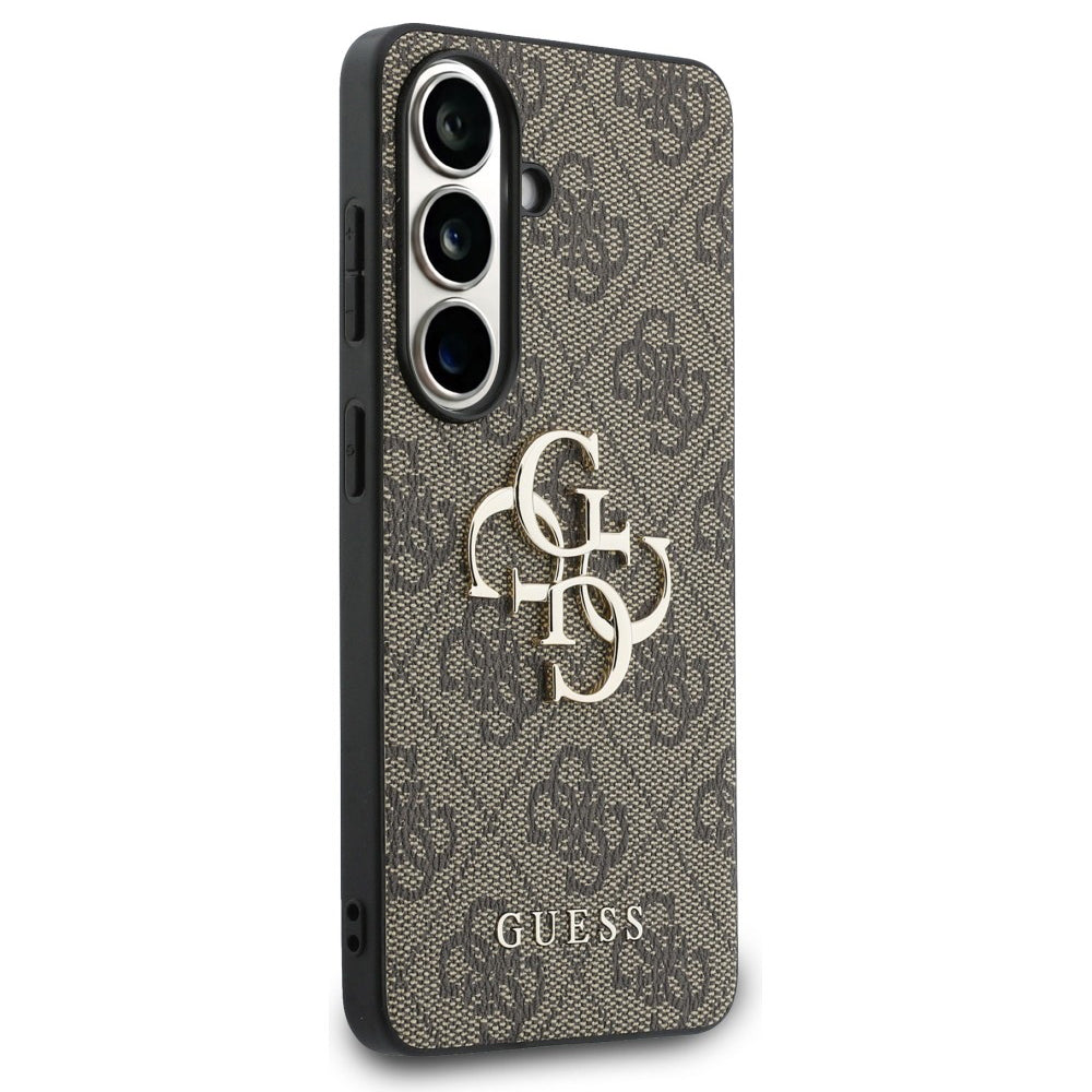 Custodia per Samsung Galaxy S26 S942, Guess, 4G Big Logo, Marrone