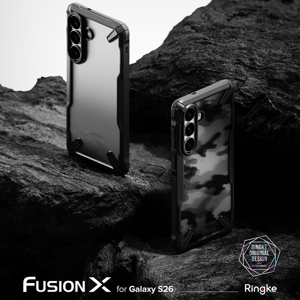 Custodia per Samsung Galaxy S26 Plus S947, Ringke, Fusion X, Nera