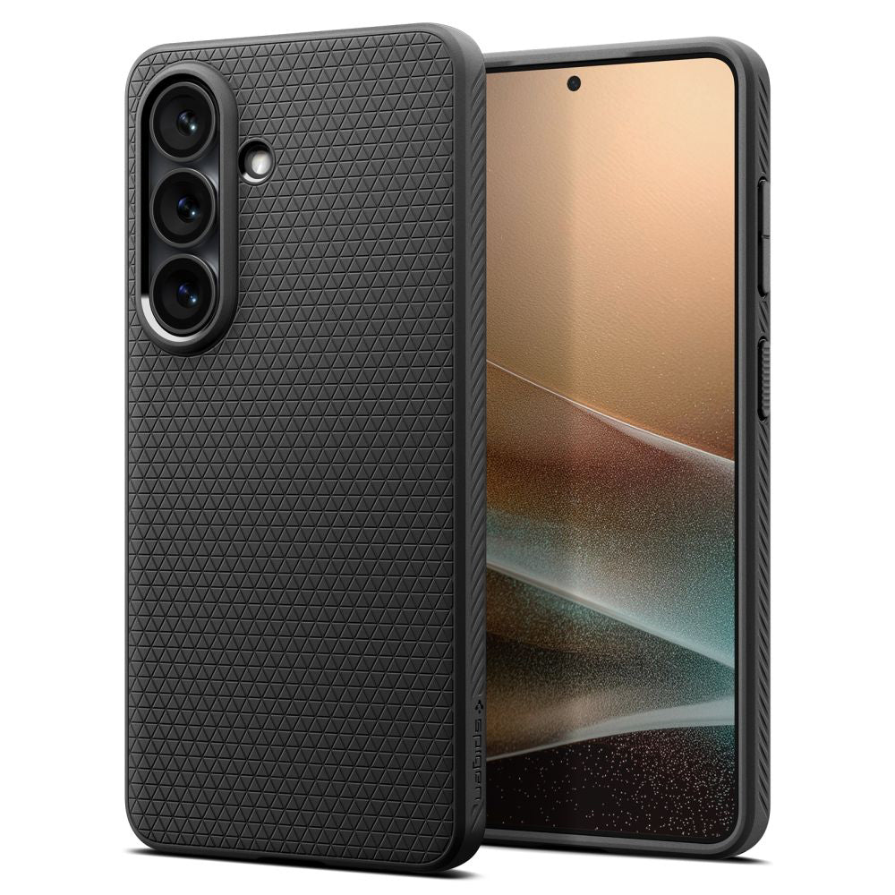 Custodia per Samsung Galaxy S26 Plus S947, Spigen, Liquid Air, Nera Opaca ACS10700