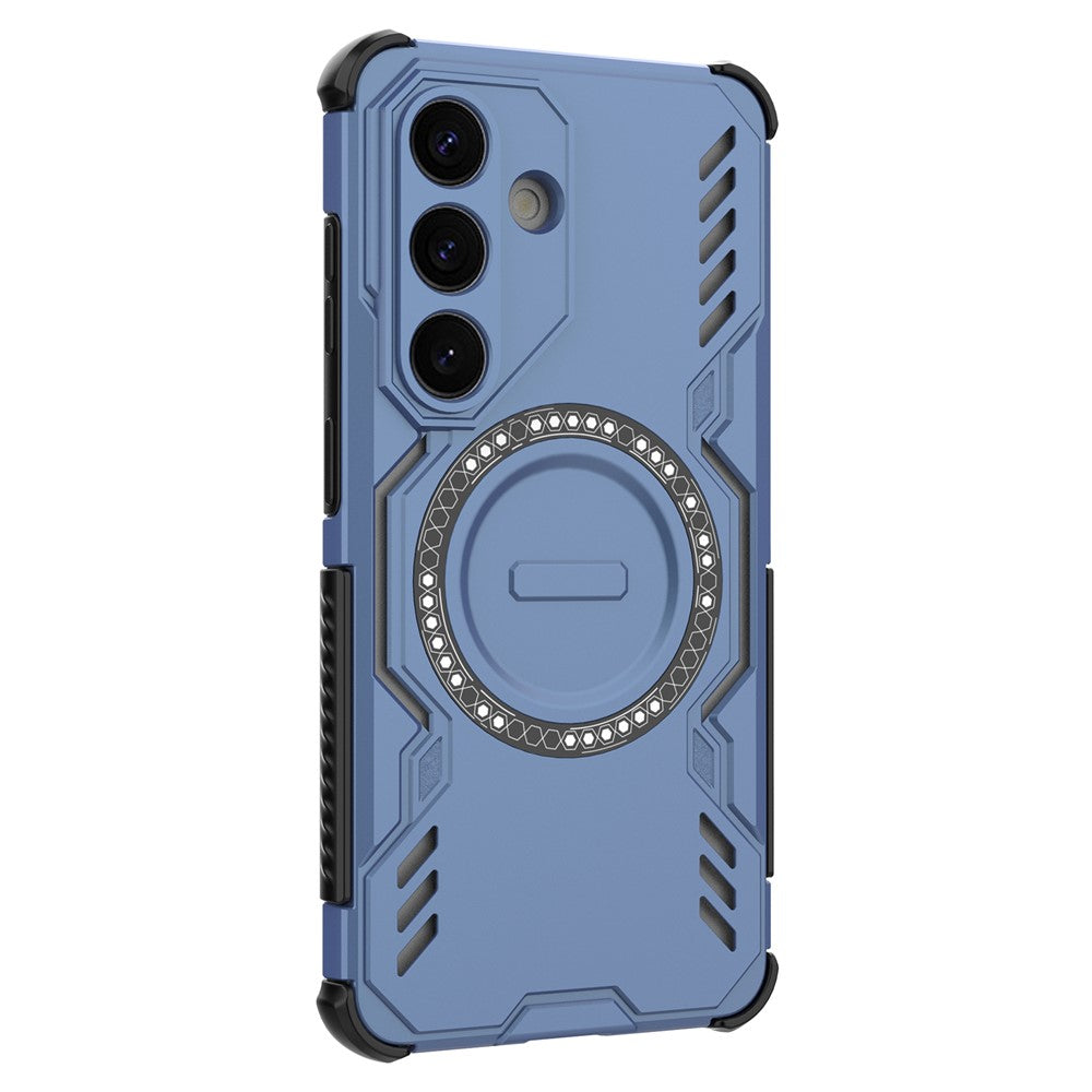 Custodia MagSafe per Samsung Galaxy S26 Plus, Techsuit, ArmorMag, Blu