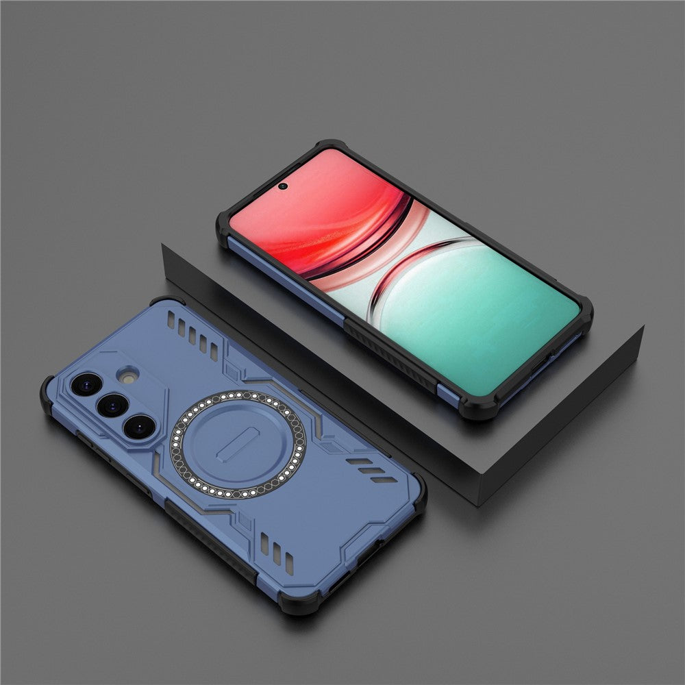 Custodia MagSafe per Samsung Galaxy S26 Plus, Techsuit, ArmorMag, Blu