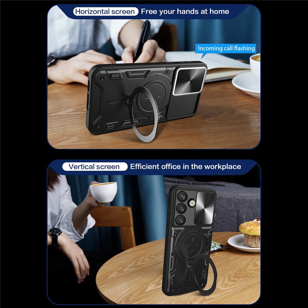 Custodia per Samsung Galaxy S26 Plus, Techsuit, CamGuard Pro, Viola