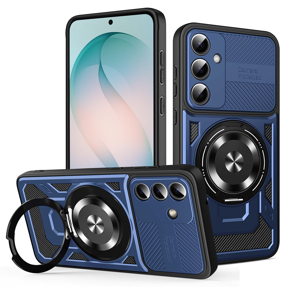 Custodia per Samsung Galaxy S26 Plus, Techsuit, RuggedCam, Blu