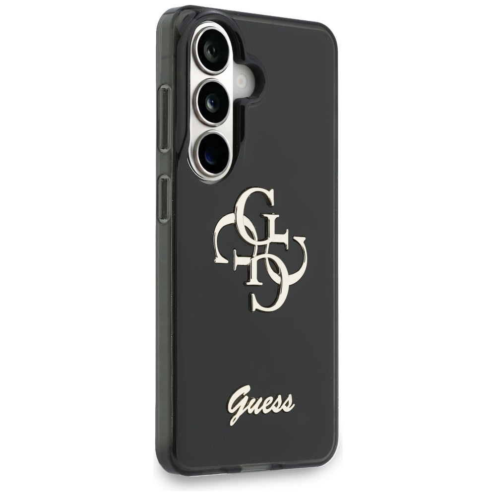 Custodia per Samsung Galaxy S26 S942, Guess, IML Big Metal 4G Script, Nera