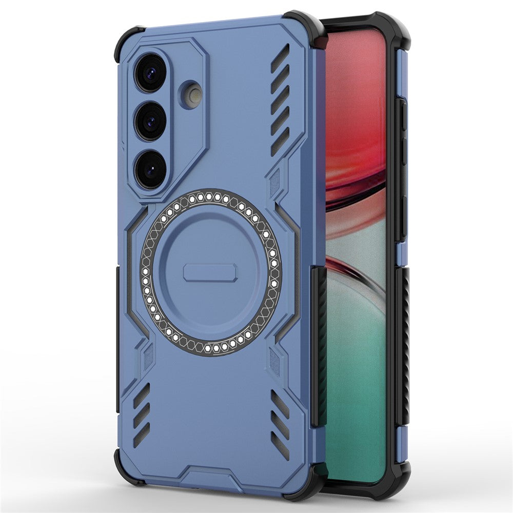 MagSafe Case for Samsung Galaxy S26 S942, Techsuit, ArmorMag, Blue