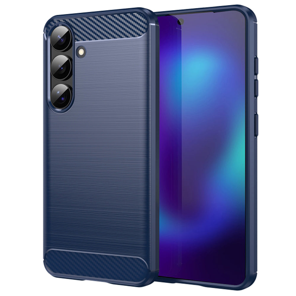 Custodia per Samsung Galaxy S26 S942, Techsuit, Carbonio, Blu