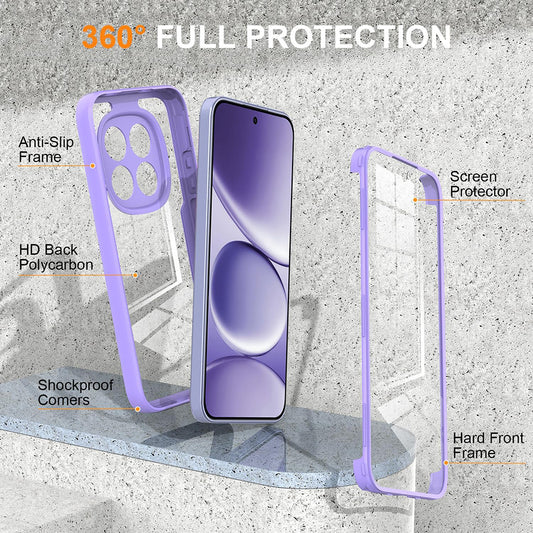 Custodia per Samsung Galaxy S26, Techsuit, ColorVerse 360, Viola