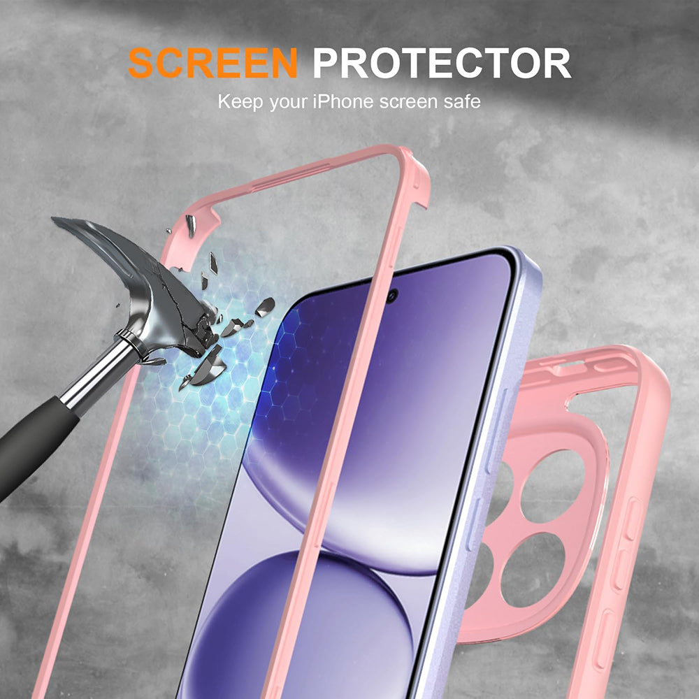 Custodia per Samsung Galaxy S26, Techsuit, ColorVerse 360, Rosa