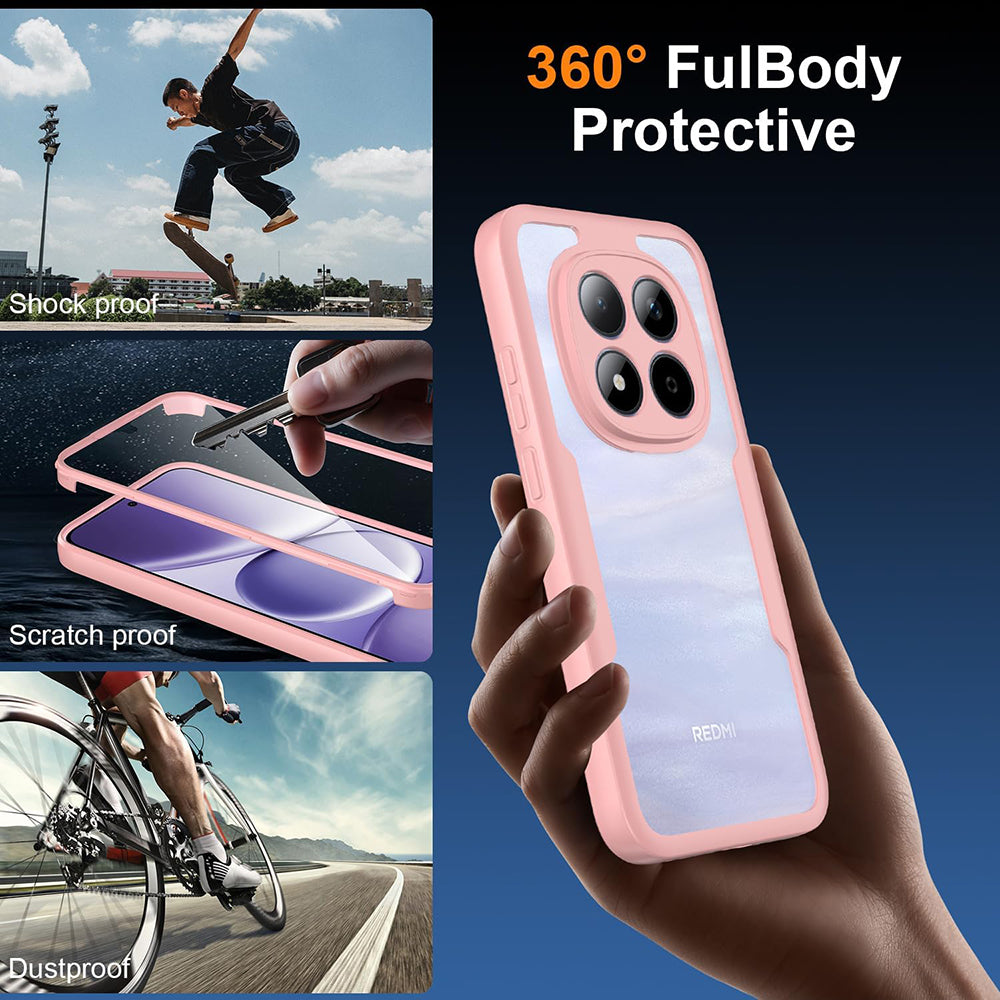 Custodia per Samsung Galaxy S26, Techsuit, ColorVerse 360, Rosa