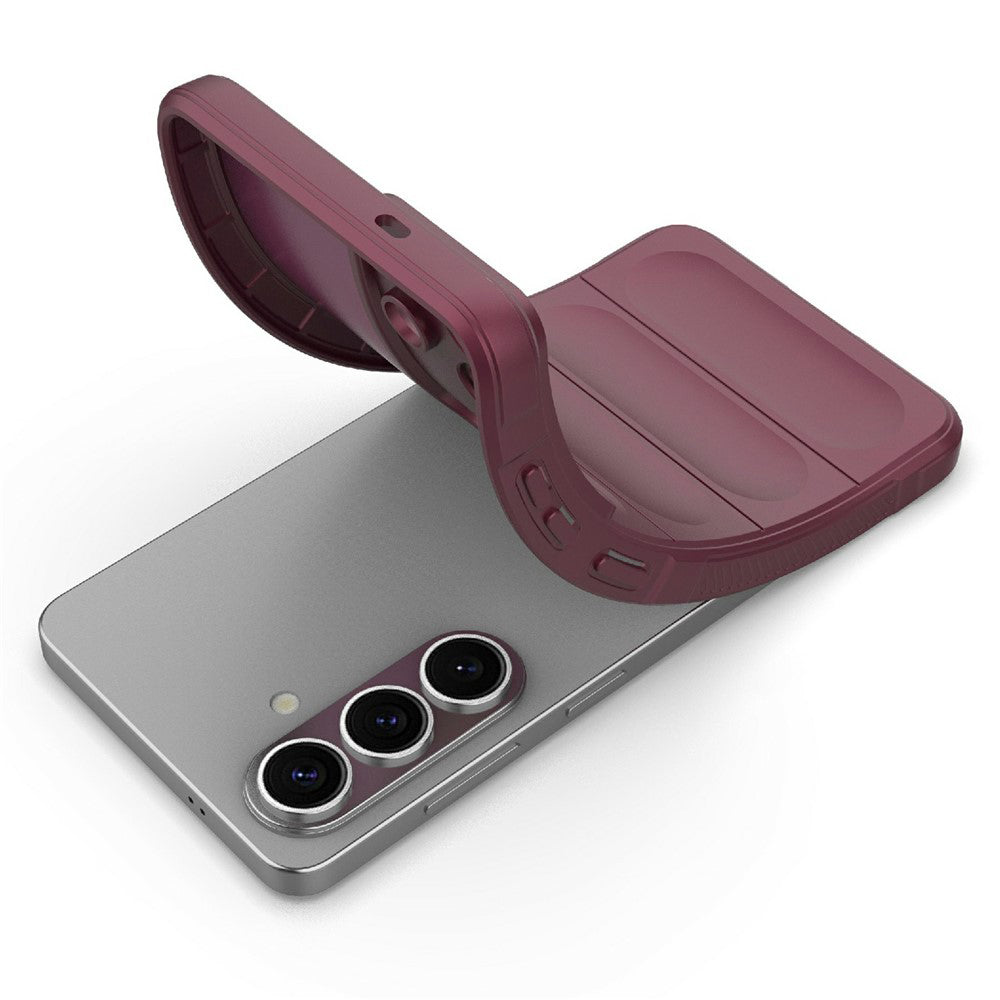 Case for Samsung Galaxy S26 S942, Techsuit, Magic Shield, Burgundy