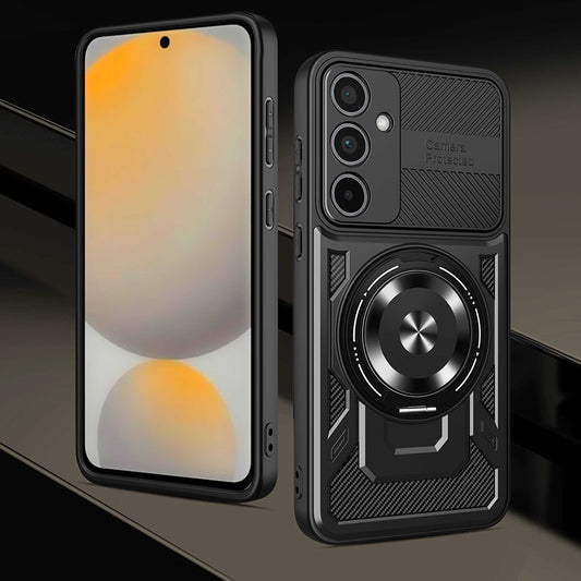 Custodia per Samsung Galaxy S26, Techsuit, RuggedCam, Grigio