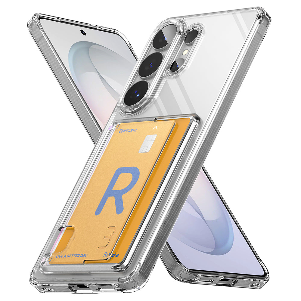 Custodia per Samsung Galaxy S26 Ultra S948, Ringke, Fusion Card, Trasparente