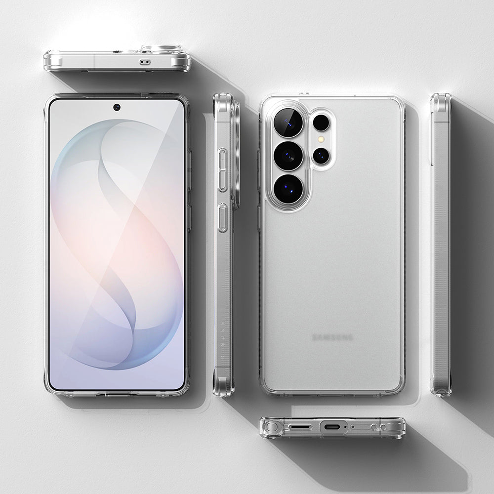 Custodia per Samsung Galaxy S26 Ultra S948, Ringke, Fusion, Trasparente Opaca