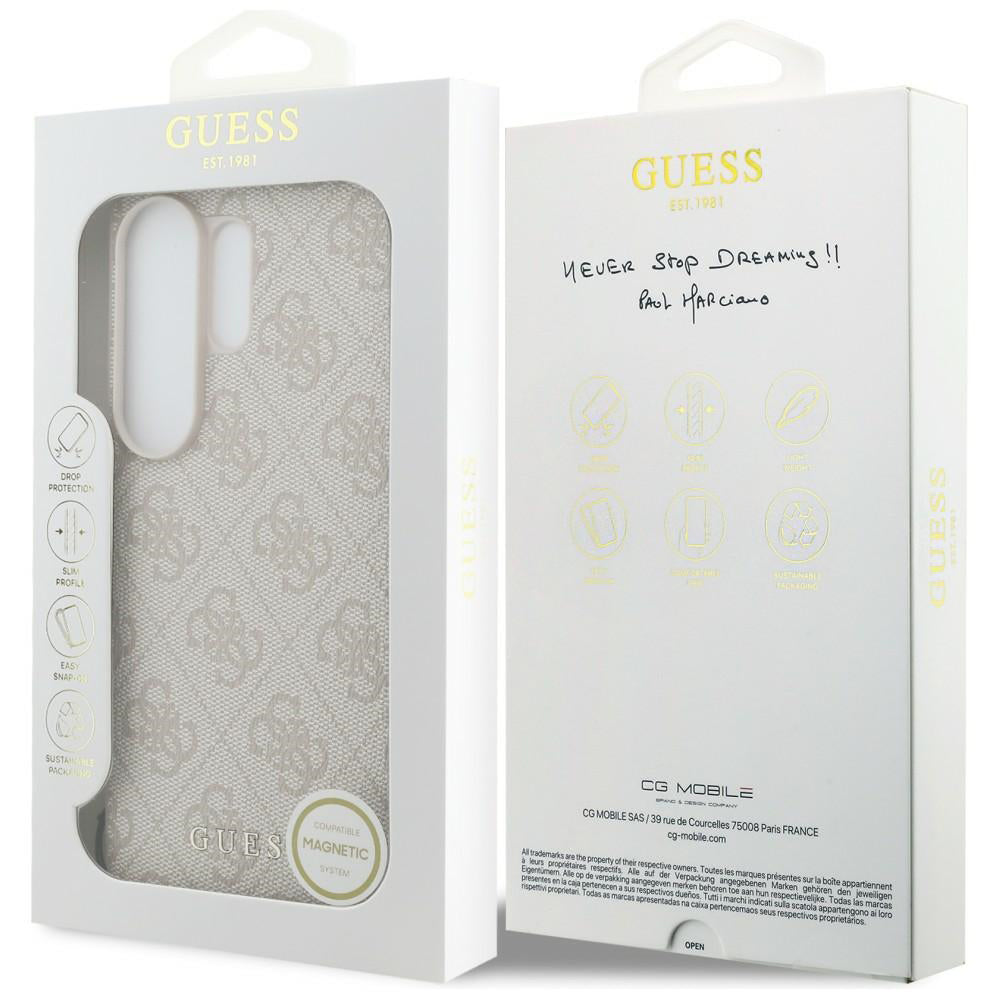 Custodia per Samsung Galaxy S26 Ultra S948, Guess, 4G Classic Logo Charm, Rosa