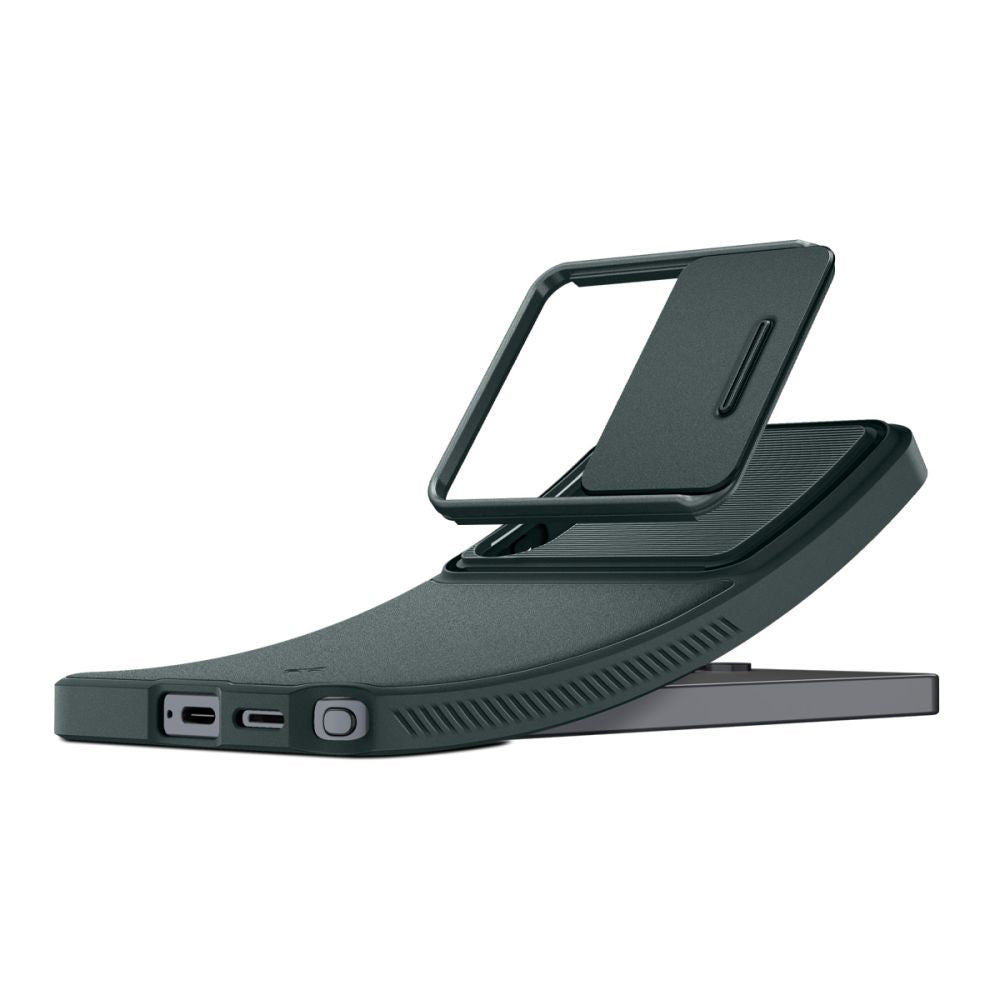 Custodia per Samsung Galaxy S26 Ultra S948, Spigen, Optik Armor, Verde ACS10688