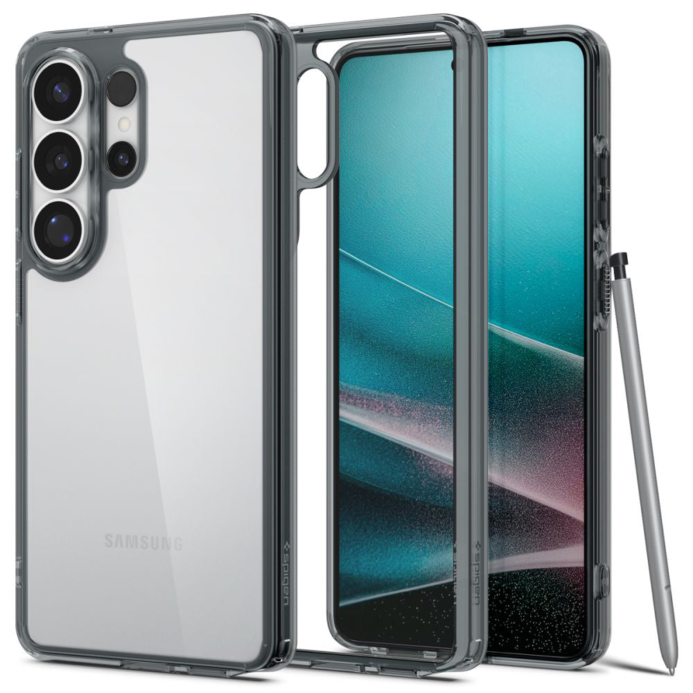 Custodia per Samsung Galaxy S26 Ultra S948, Spigen, Ultra Hybrid, Fumé
