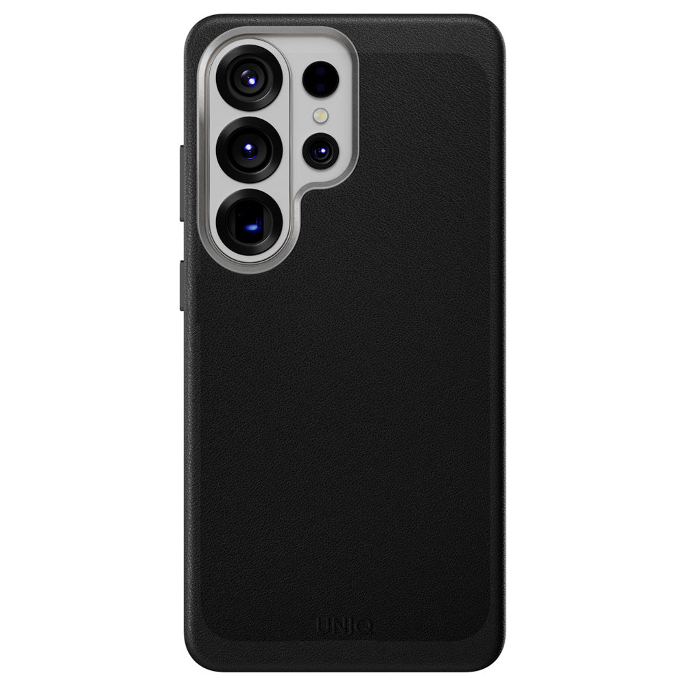 Custodia per Samsung Galaxy S26 Ultra S948, UNIQ, Lyden Leatherette, Nera