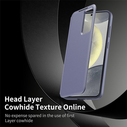 Custodia per Samsung Galaxy S26 Ultra, Techsuit, SmartView, Viola