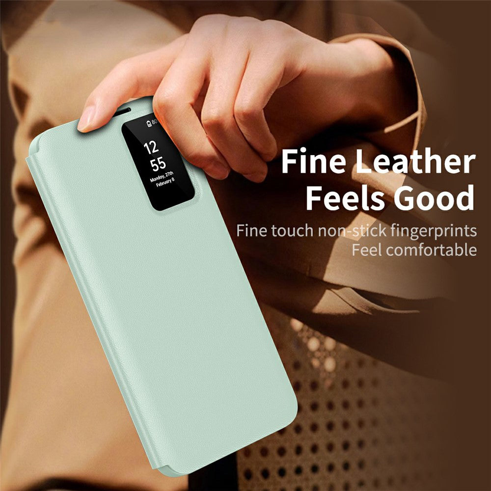 Custodia per Samsung Galaxy S26 Ultra S948, Techsuit, SmartView, Verde