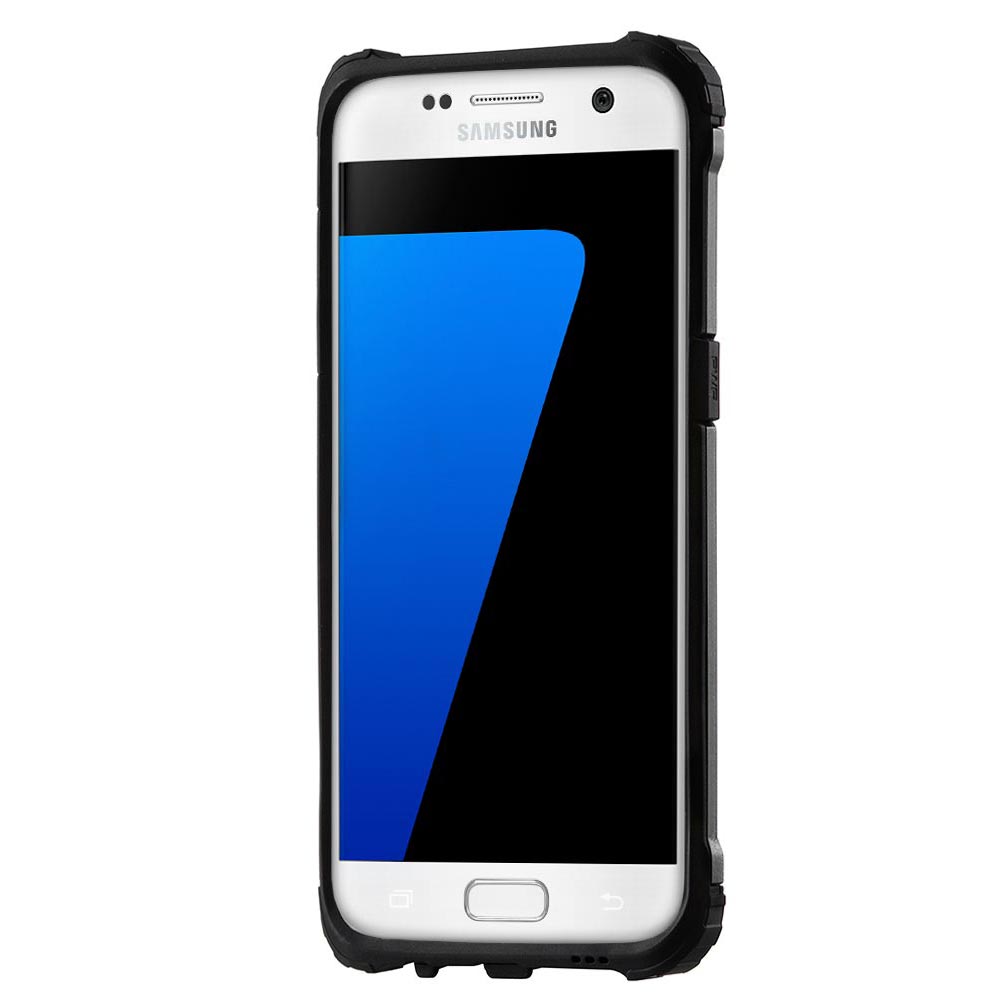 Custodia per Samsung Galaxy S7 edge G935, Techsuit, Hybrid Armor, Nera