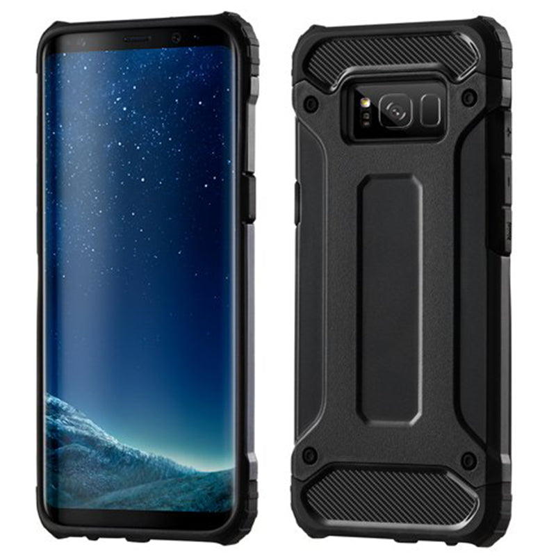 Custodia per Samsung Galaxy S8 G950, Techsuit, Hybrid Armor, Nera