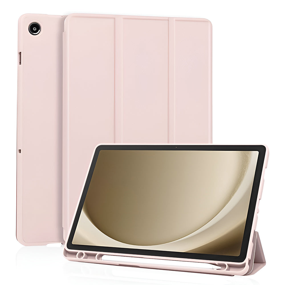 Custodia per Samsung Galaxy Tab A11+ / Tab A9+, Techsuit, Flex Trifold, Rosa