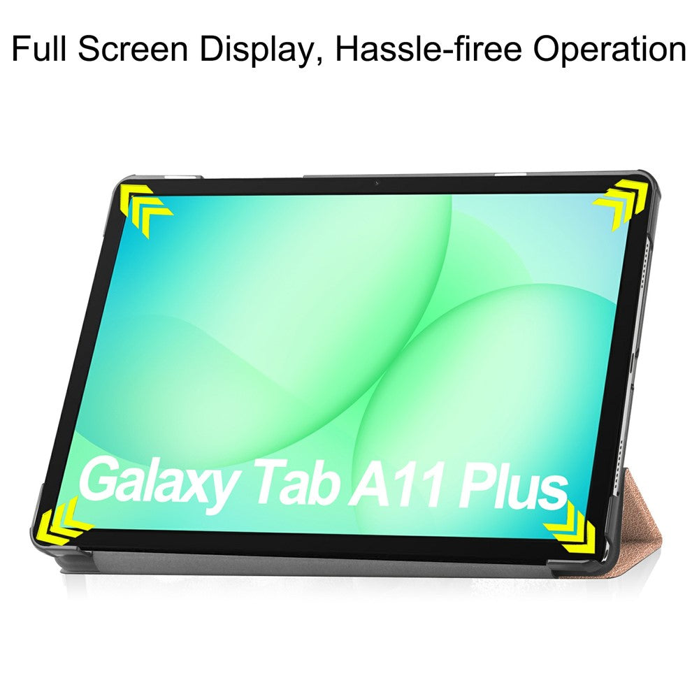Custodia per Samsung Galaxy Tab A11+ / Tab A9+, Techsuit, FoldPro, Rosa