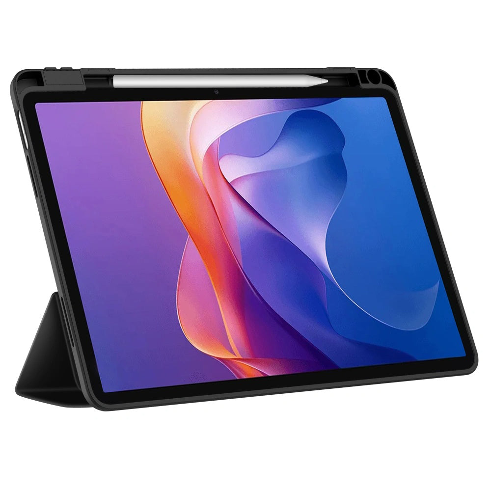 Custodia per Samsung Galaxy Tab A11 / Tab A9, Techsuit, Flex Trifold New Model, Viola