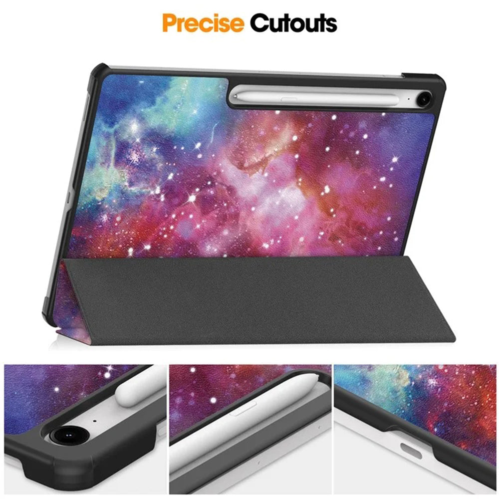 Custodia per Samsung Galaxy Tab S10 FE+, Techsuit, FoldPro Galaxy, Multicolore