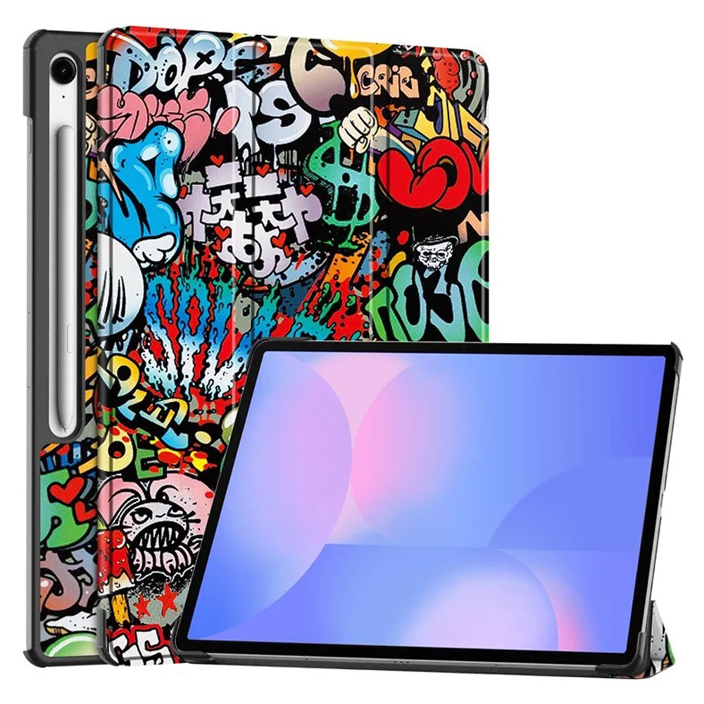 Custodia per Samsung Galaxy Tab S10 FE+, Techsuit, FoldPro Urban Vibe, Multicolore