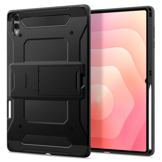 Custodia per Samsung Galaxy Tab S11 Ultra, Spigen, Tough Armor, Nera