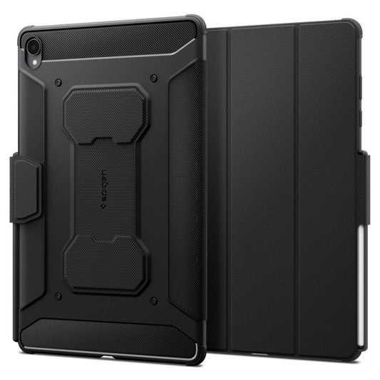 Custodia per Samsung Galaxy Tab S12 Plus, Spigen, Rugged Armor Pro, nera ACS11822