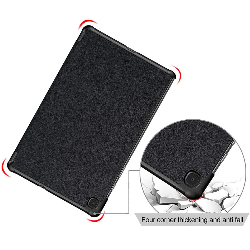 Custodia per Samsung Galaxy Tab S6 Lite (2024) / Tab S6 Lite (2022) / Tab S6 Lite (2020), Techsuit, FoldPro, Nera