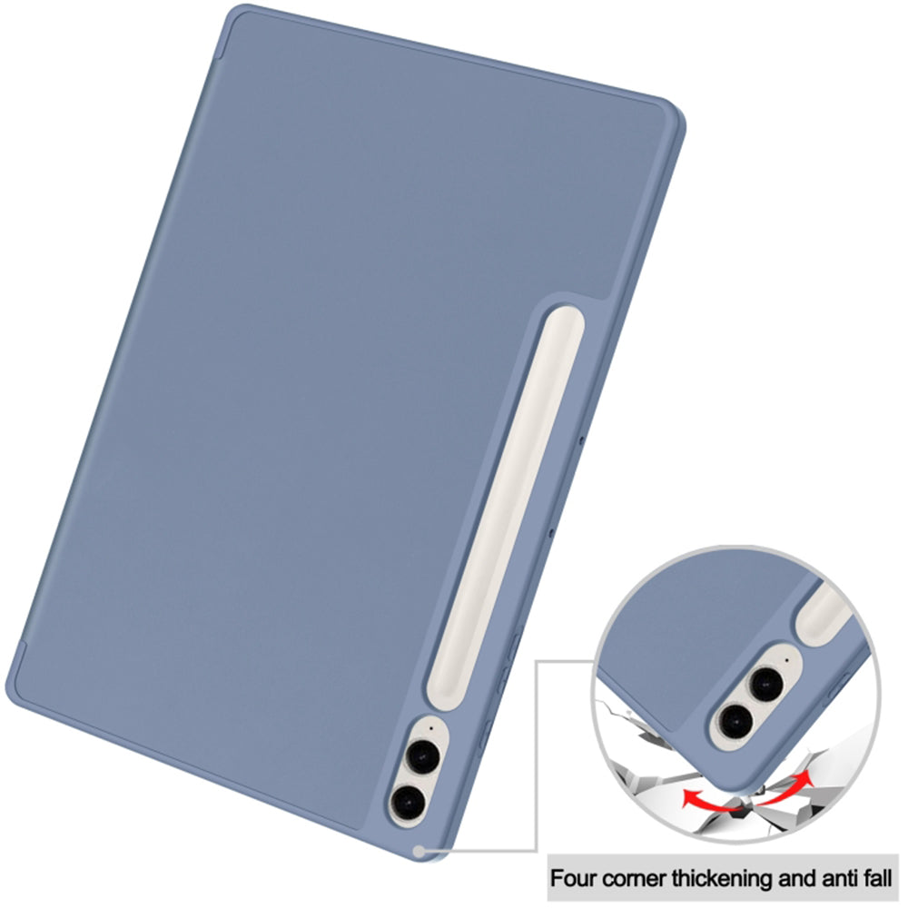 Custodia per Samsung Galaxy Tab S9 FE+, Techsuit, Flex Trifold, Viola
