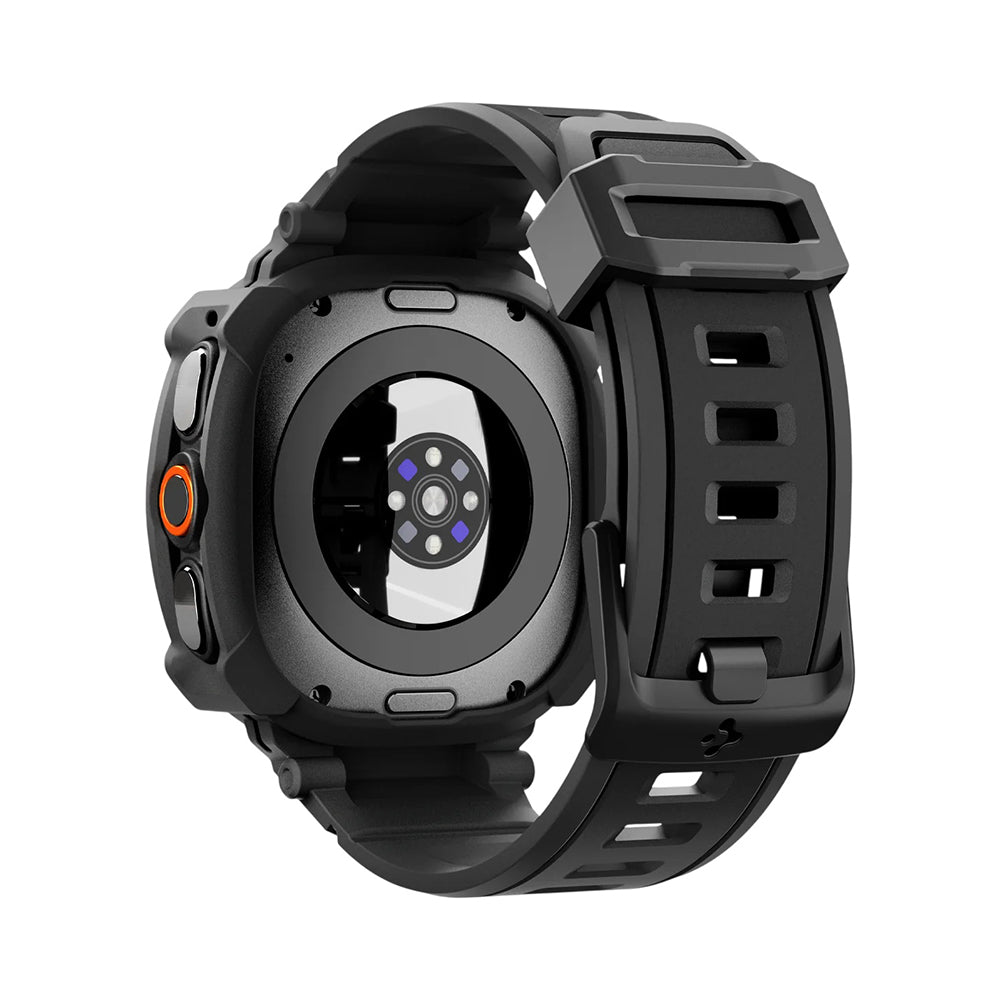 Custodia per Samsung Galaxy Watch Ultra2, Spigen, Rugged Armor Pro, Nera Opaca ACS11612