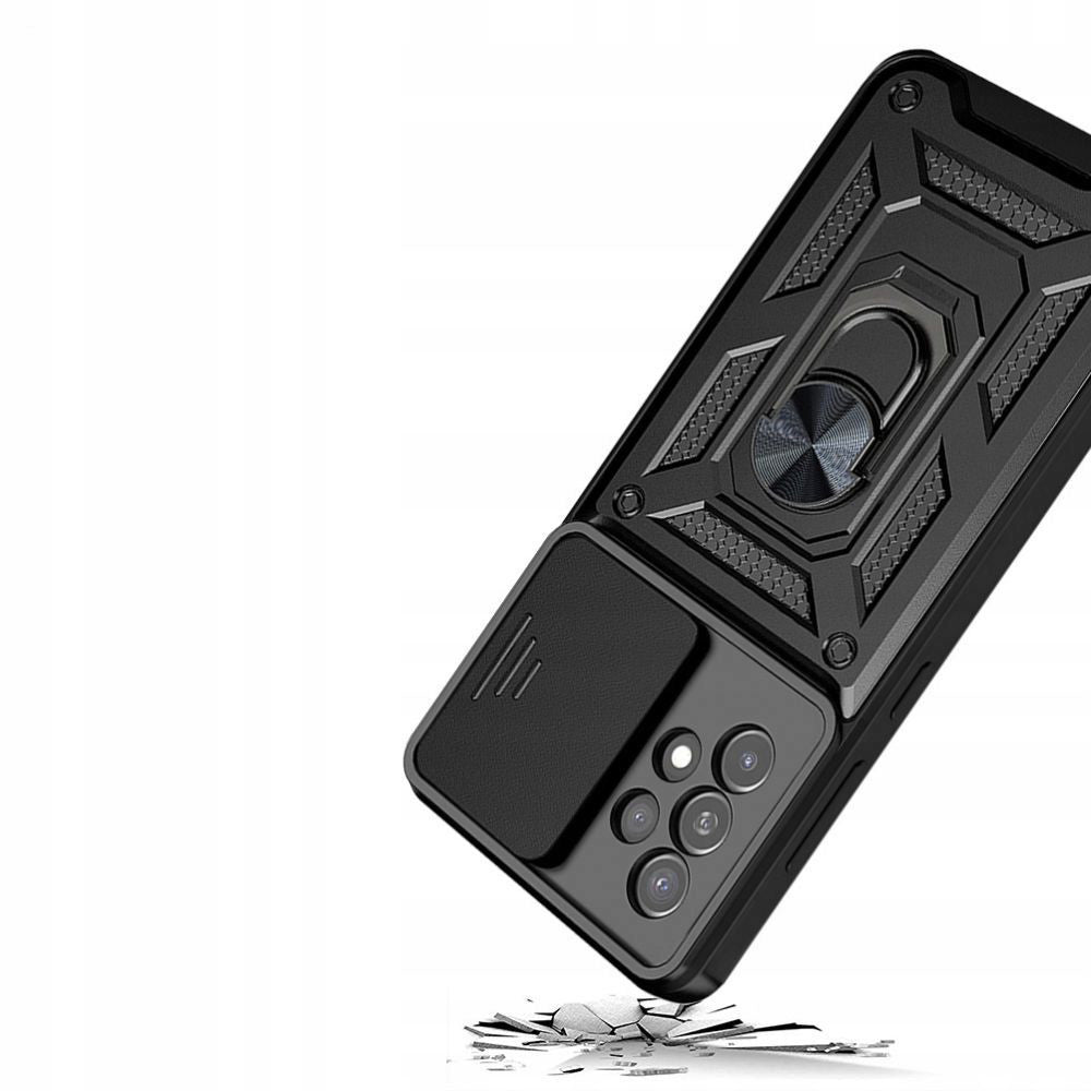 Custodia per Samsung Galaxy Xcover7 G556, Techsuit, CamShield, Nera