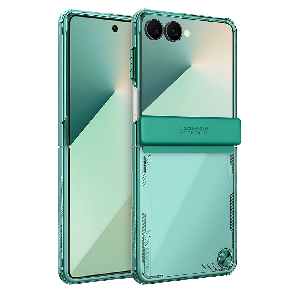Custodia per Samsung Galaxy Z Flip7 F766, Nillkin, Iceblade, Verde