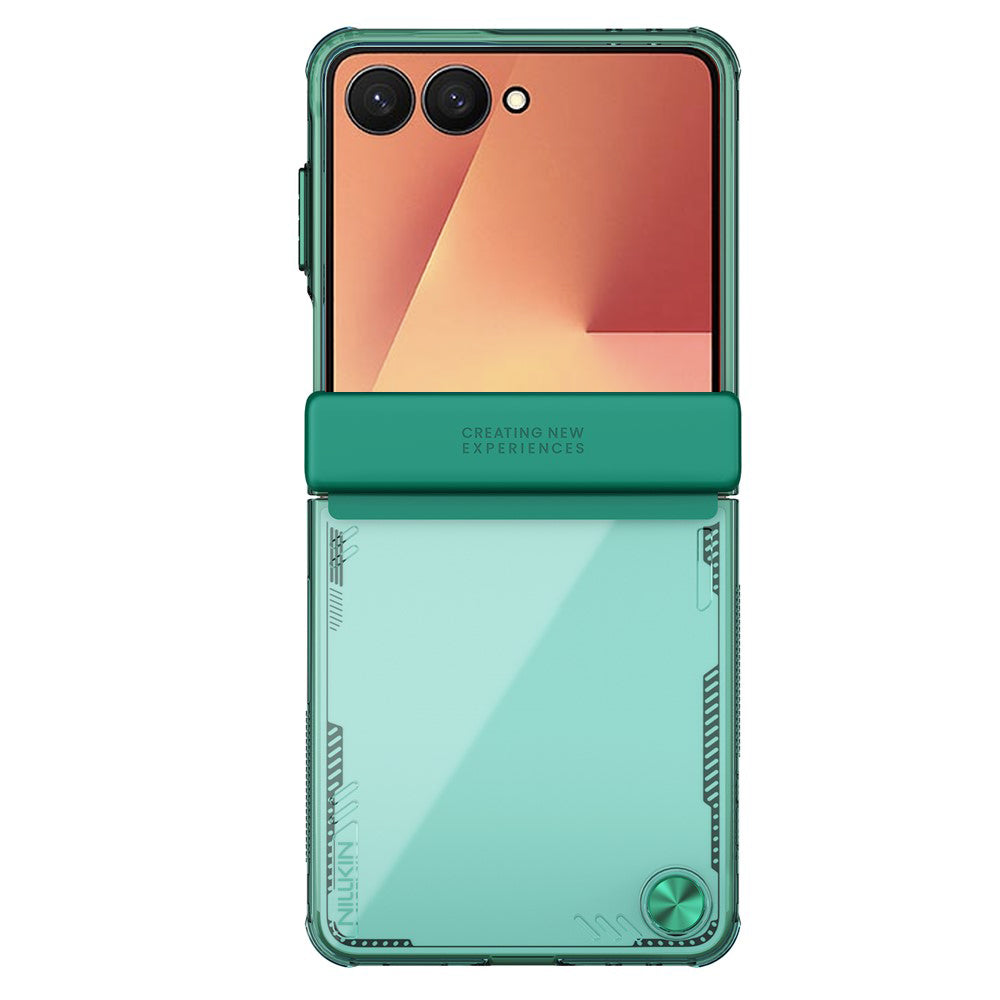 Custodia per Samsung Galaxy Z Flip7 F766, Nillkin, Iceblade, Verde