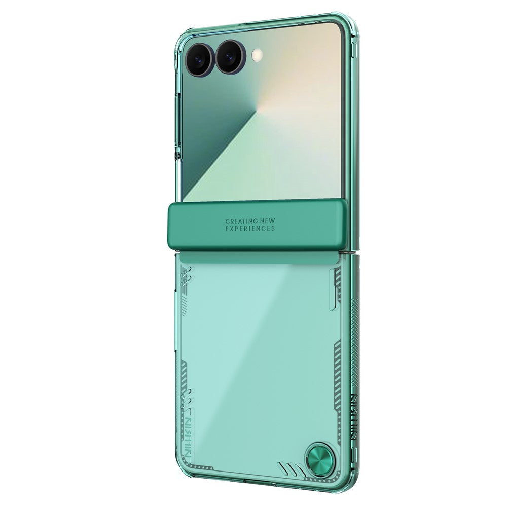 Custodia per Samsung Galaxy Z Flip7 F766, Nillkin, Iceblade, Verde