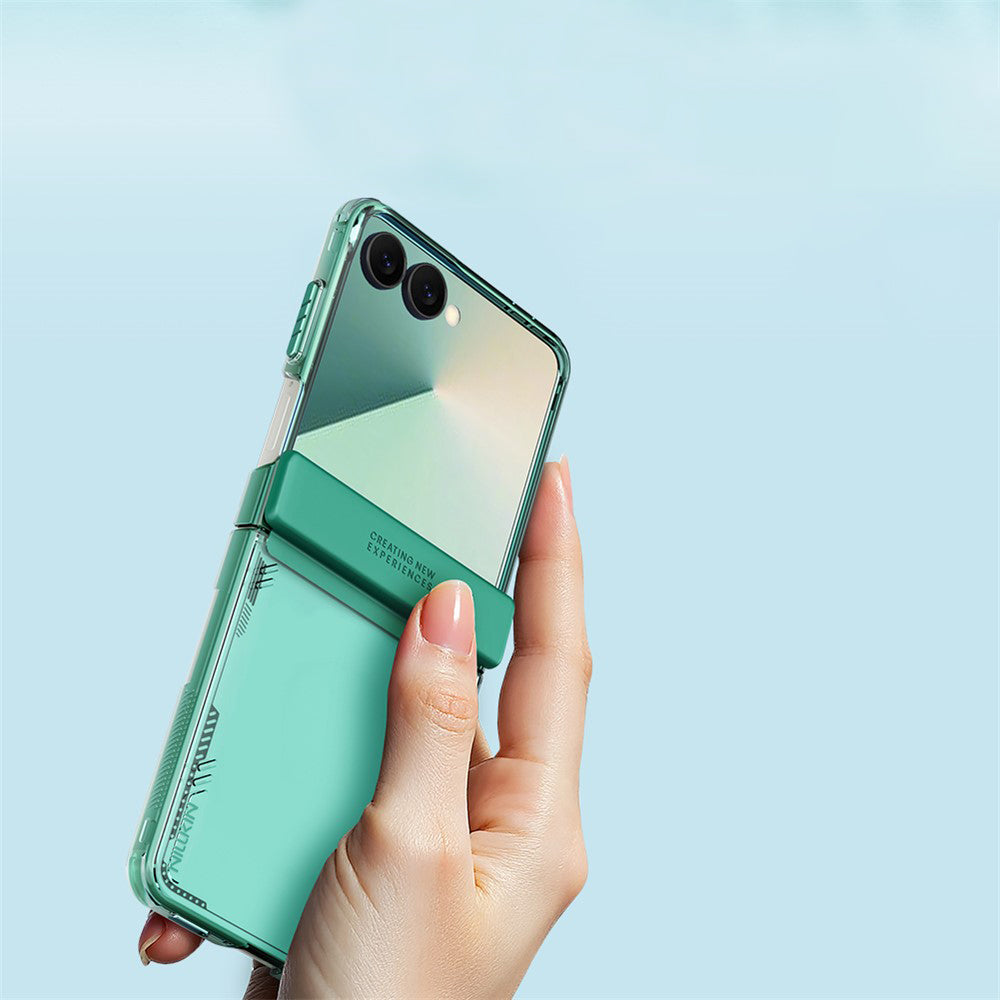 Custodia per Samsung Galaxy Z Flip7 F766, Nillkin, Iceblade, Verde