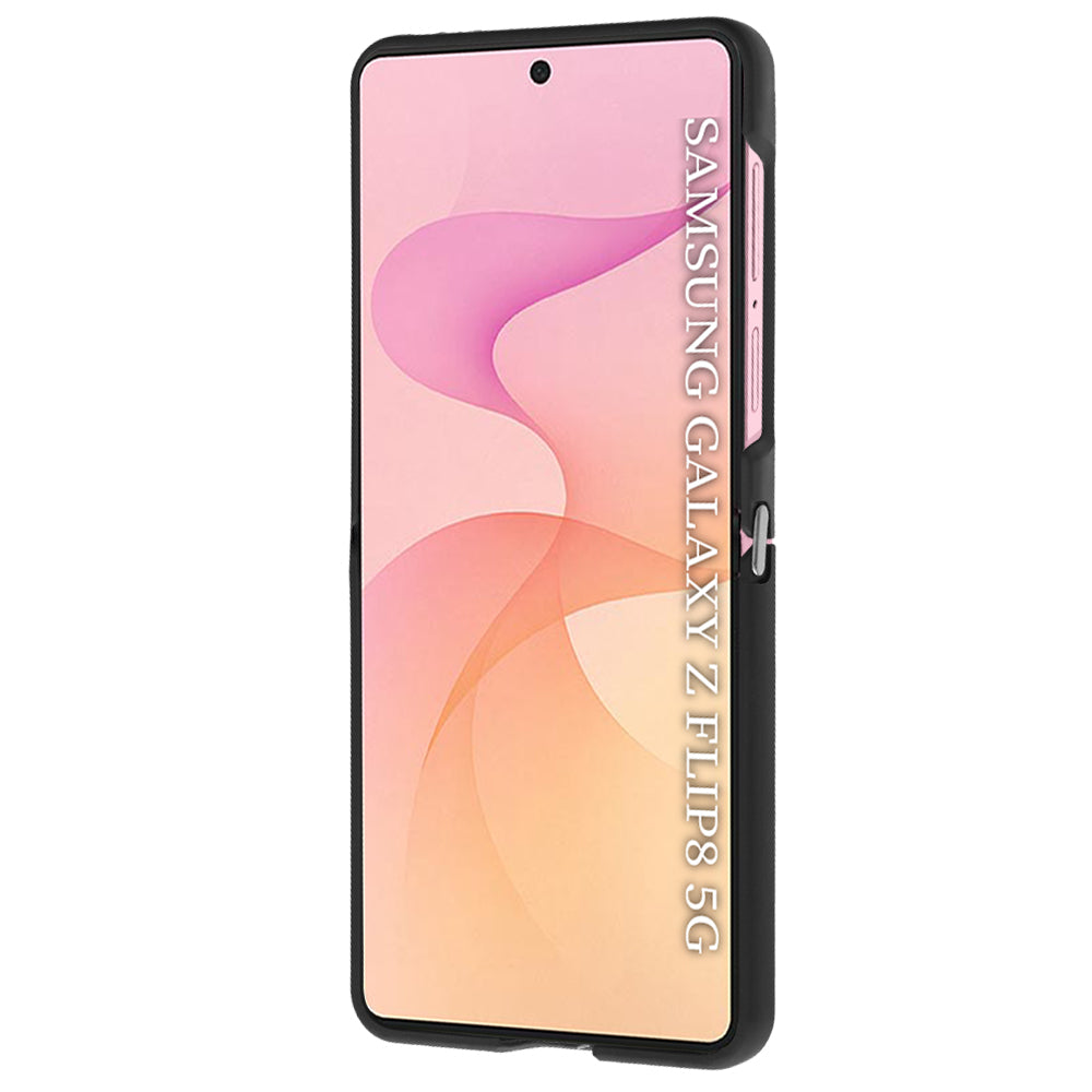 Custodia per Samsung Galaxy Z Flip8 F776 / Z Flip7 F766, Techsuit, Glinth, Nera