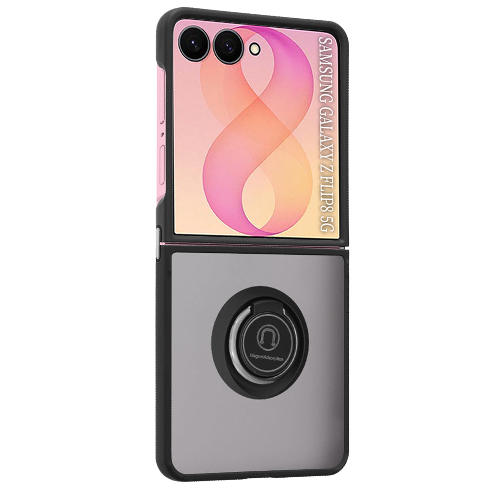 Custodia per Samsung Galaxy Z Flip8 F776 / Z Flip7 F766, Techsuit, Glinth, Nera