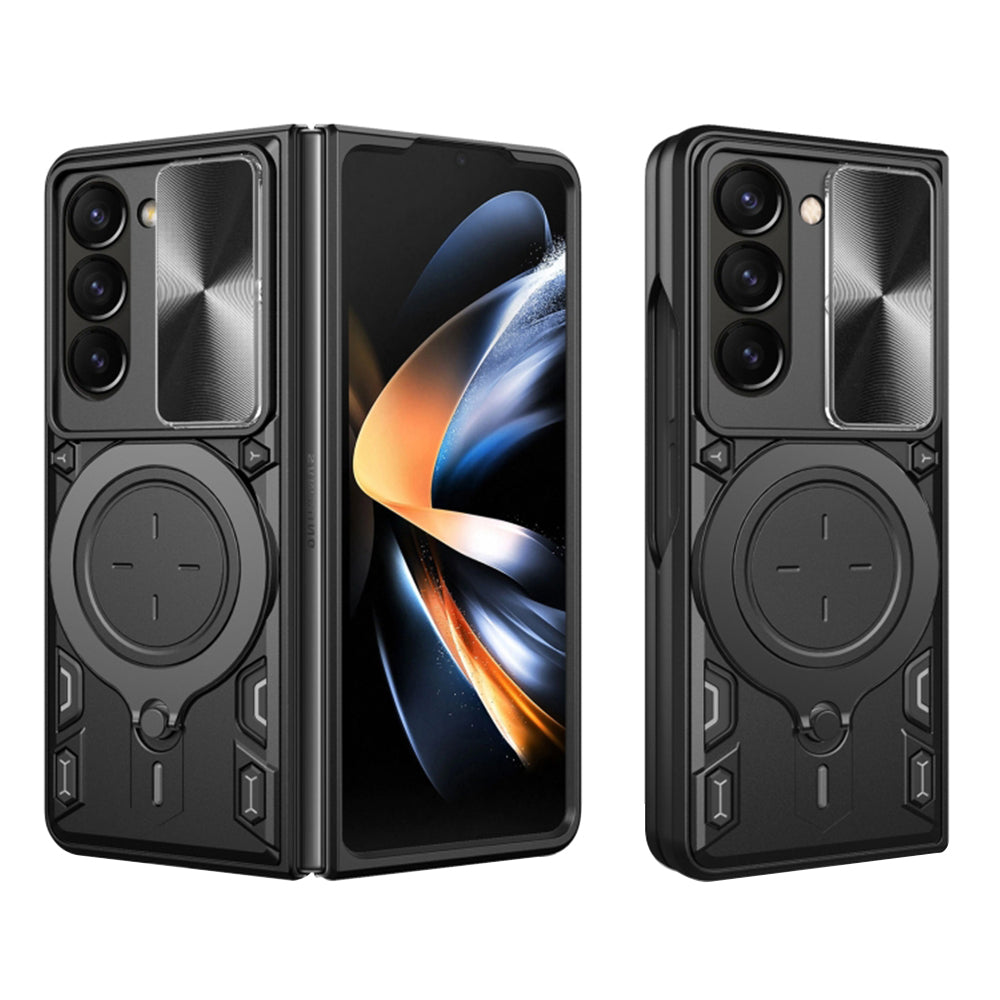 Custodia per Samsung Galaxy Z Fold5 F946, Techsuit, CamGuard Pro, Nera